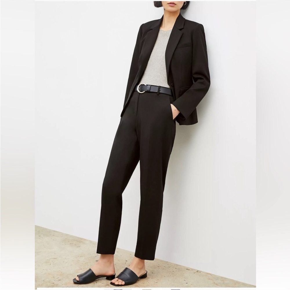 NWT M.M.LaFleur Mejia Stretch Wool Black Women's Pants, 8